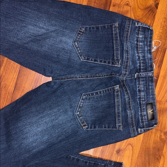 Versace Dark Blue Distressed Skinny Jeans - Picture 5 of 6